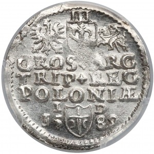 Zygmunt III Waza, Trojak Olkusz 1589 ID - piękny