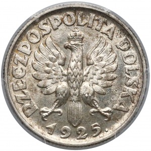 Kobieta i kłosy 1 złoty 1925 - PCGS MS63