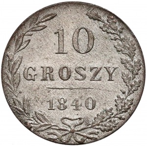 10 groszy 1840 MW, Warszawa