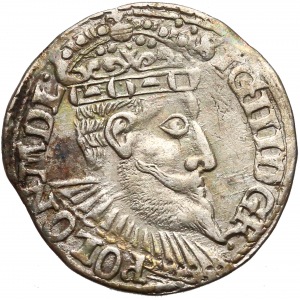 Zygmunt III Waza, Trojak Olkusz 1599 - M D L•