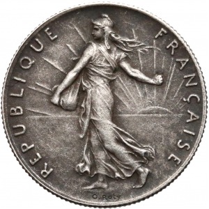 Francja, 50 centimes 1897 - flan matte