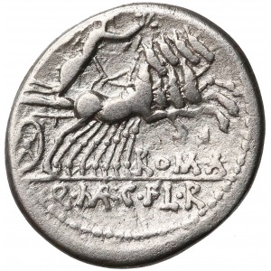 Republika, Q. Marcius z C. Fabius i L. Roscius (118/117pne) Denar