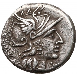 Republika, M. Atilius Saranus (148pne) Denar