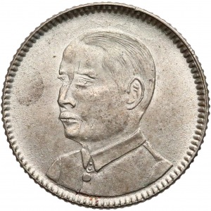 Chiny, Kwangtung, 10 centów rok 18 (1929) piękne