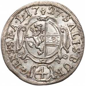 Austria, Salzburg, 4 kreuzer 1727