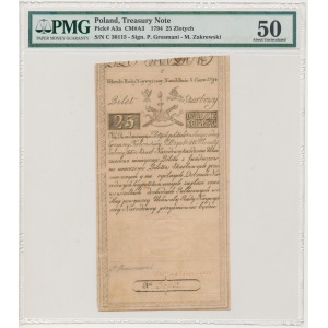 25 złotych 1794 - C - PMG 50