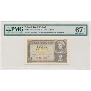 2 złote 1936 - DT - PMG 67 EPQ