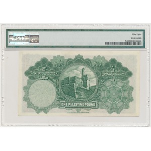 Palestyna, 1 pound 1939 - PMG 58