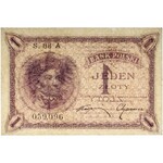 1 złoty 1919 - S.88 A - PMG 64