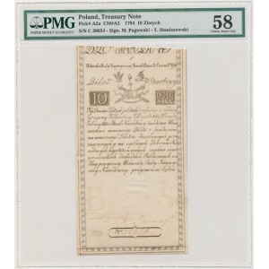 10 złotych 1794 - C - PMG 58