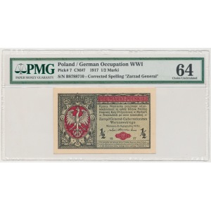 1/2 mkp 1916 Generał - B - PMG 64