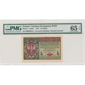 1/2 mkp 1916 Generał - B - PMG 65 EPQ
