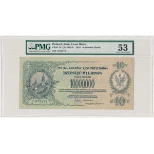 Inflacja 10.000.000 mkp 1923 - T - PMG 53