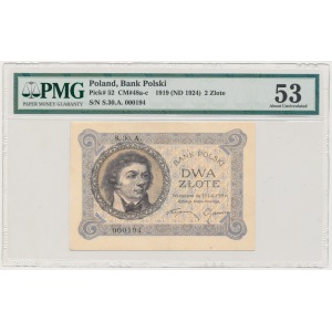 2 złote 1919 - S.30.A. - PMG 53
