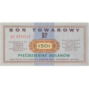 PEWEX 50 dolarów 1969 - GI