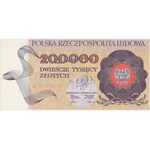 200.000 złotych 1989 - R 0100010 - numer radarowy