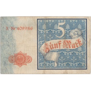 Niemcy, 5 Mark 1882