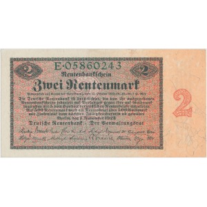 Niemcy 2 Rentenmark 1923