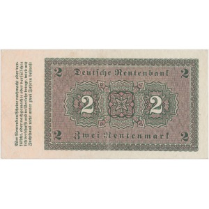 Niemcy 2 Rentenmark 1923