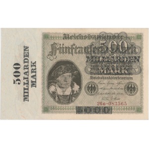 Niemcy, 500 Miliarden 1923 / PRZEDRUK 5.000 mk 1923