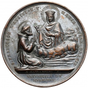 Włochy, Medal religijny ze św. Franciszkiem z Asyżu