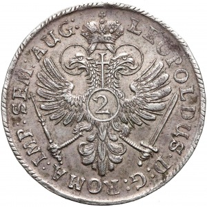 Germany, Hanseatic League, Hamburg 2 mark 1694