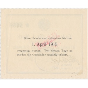 Świecie (Schwetz), 1 mk 1914 BEZAHLT