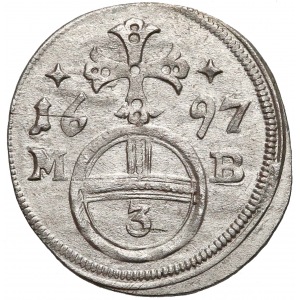 Leopold I, Gröschel Brzeg 1697 MB