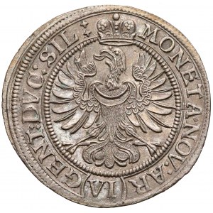 Ludwika, 6 krajcarów Brzeg 1673 - ładne