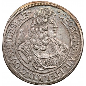 Jerzy Wilhelm, 15 krajcarów Brzeg 1675 CB - b. ładne