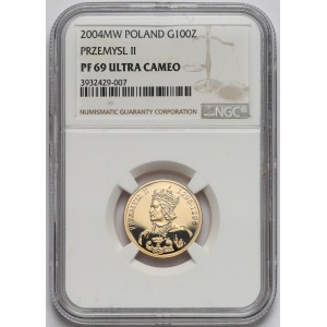 100 złotych 2004 Przemysł II - NGC PF69 UC