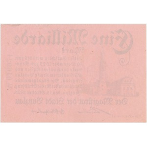 Bolesławiec (Bunzlau), 1 mld mk 1923