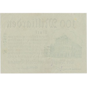 Bolesławiec (Bunzlau), 100 mld mk 1923
