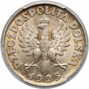 Kobieta i kłosy 1 złoty 1925 - PCGS AU58
