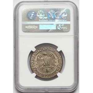 PRÓBA 10 złotych 1964 Kazimierz Wielki - bez napisu próba - NGC MS65