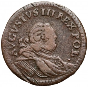 August III Sas, Grosz 1753 - cyfra 3