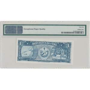 Kuba 1 peso 1956 SPECIMEN - PMG 66 EPQ