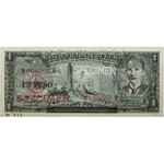 Kuba 1 peso 1957 SPECIMEN - PMG 66 EPQ