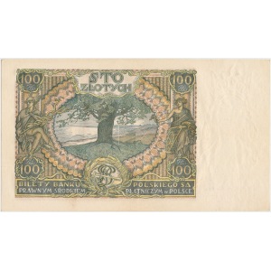 100 zł 1932 - ilustrowany na okładce katalogu Miłczaka