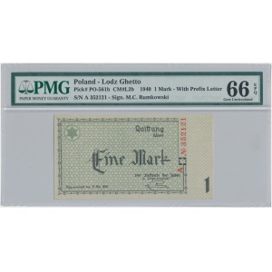 Getto 1 marka 1940 - PMG 66 EPQ