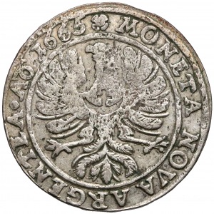 Fryderyk Wilhelm, 15 krajcarów Krosno 1665 - rzadkość