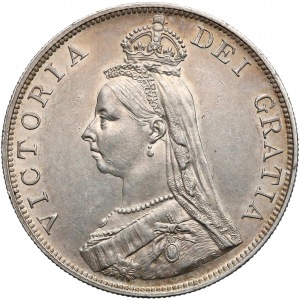 United Kingdom, Victoria, Double florin 1889