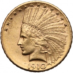 USA, 10 dollar 1910 Indian Head - eagle