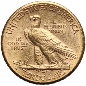 USA, 10 dolarów 1910-D - Indian Head - Eagle