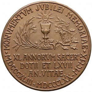 1910r. Medal ksiądz Franciszek Dembski (Raszka)