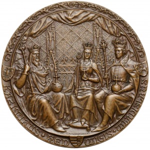 1900r. Medal jubileusz Uniwersytetu Jagiellońskiego (Trojanowski)