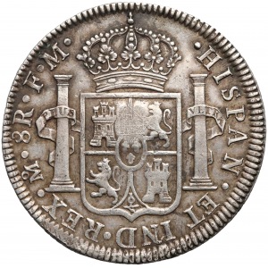 Carol IV, 8 reales Mexico City 1795 english countermark