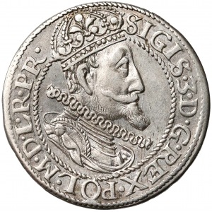 Zygmunt III Waza, Ort Gdańsk 1615 - wąska kryza