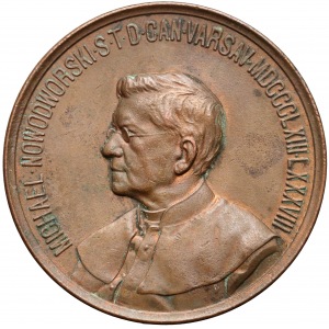 1888r. Medal biskup Michał Nowodworski 