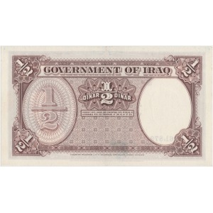 Irak, 1/2 dinar 1931 (1942)